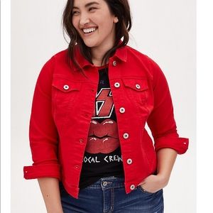 Torrid Red Demin Jacket